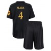 Real Madrid David Alaba #4 3rd Trikot 2023-24 Kurzarm (+ kurze hosen)